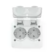 2-os pistorasia uppoasennus IP44 - Pistorasiat - 6438056260590 - 1