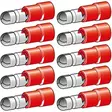 pyöröliitin uros 4mm 10kpl punainen - Abikot - 6438255200090 - 1