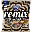 Remix salmiakki choco suklaa ja salmiakkikarkkipussi 300 g - Karkkipussit - 6416453051140 - 1