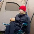Punainen merinovillapipo - Päähineet - 6418536034460 - 3