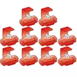 rosvoliittimet 10 kpl punainen - Abikot - 6438255200250 - 1
