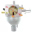 Briggs stratton kaasutin 846944 - Ruohonleikkurin kaasuttimet, polttoaine - 6438471289510 - 4