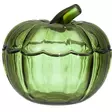 Halloween kurpitsakulho vihreä lasi - Koriste-esineet - 6410416565460 - 1