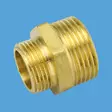 Supistuskaksoisnippa 1x3/4 EM Opal - Messinki putkiliittimet, nipat ja tulpat - 6413820190310 - 1