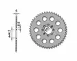 Takaratas 48T 420 4-pulttinen MBK X/Yamaha DT50 Forte - Mopon hammasrattaat - 6438131005160 - 2