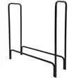 Takkateline musta metallia - Puunkantotelineet ja takkavälineet - 6438471022650 - 1