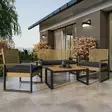Terassikalusto rottinkia puutarhaan savonia - Terassikalusteet - 8720573855310 - 2