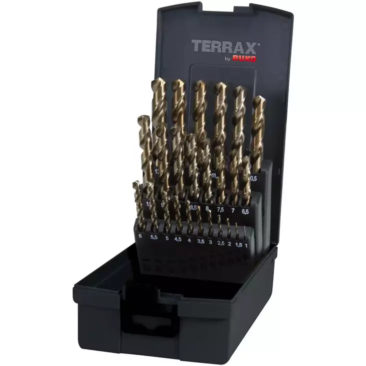 Ruko 25 osainen metalliporanteräsarja 1 13mm - Metalliporanterät - 4007140367730 - 1