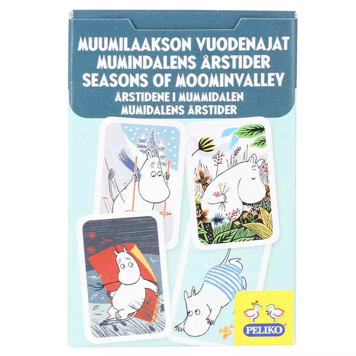 Lasten korttipeli muumilaakson vuodenajat - Pulmapelit ja lautapelit - 6416550855290 - 1