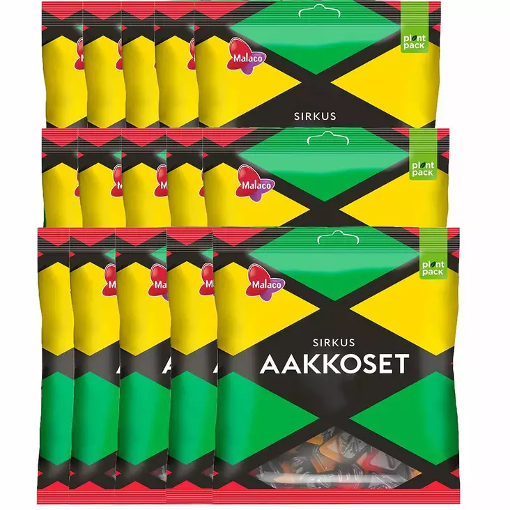 Sirkus aakkoset karkkipussi - Karkkipussit - 6420256429860 - 1