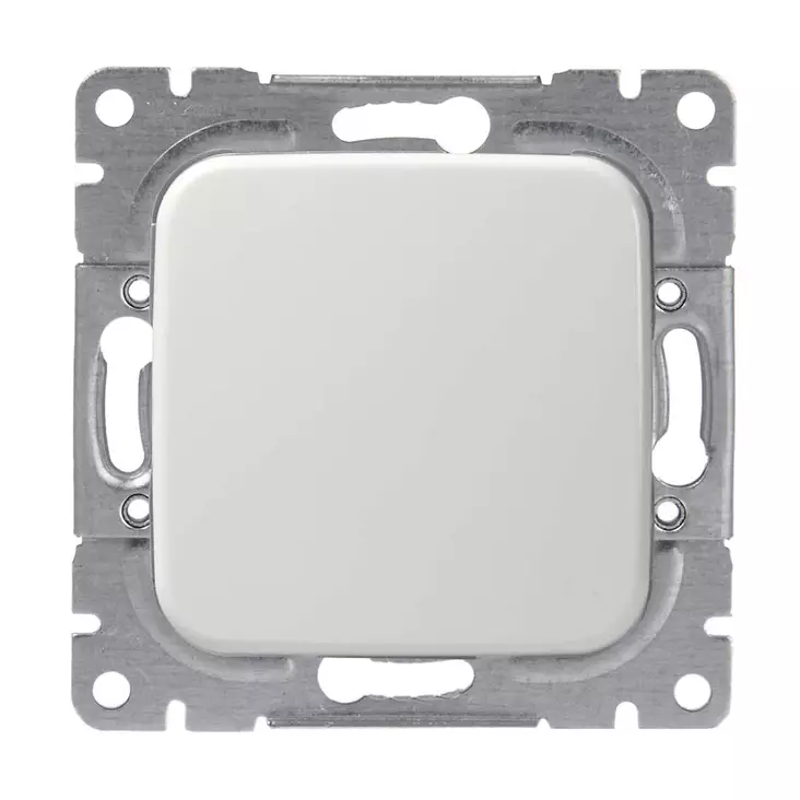 jussi valokytkin 1-osainen, uppoasennus - Sähkökytkimet ja himmentimet - 6418677309960 - 1