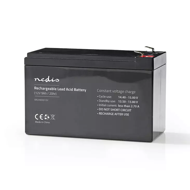 ladattava lyijyhappoakku 9ah 12V - Pienkoneakut 5-10Ah - 5412810284160 - 2