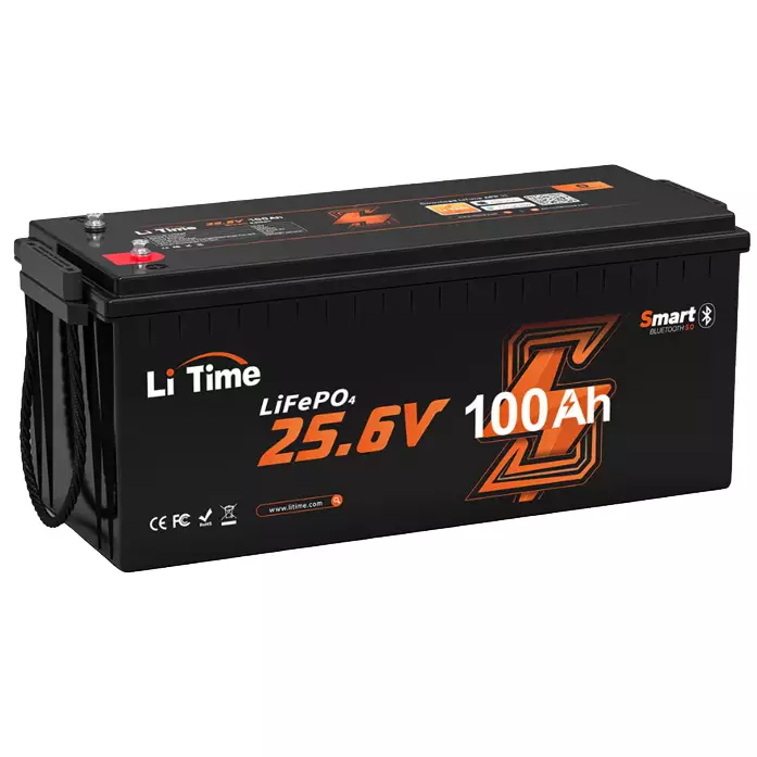 Akku lifepo4 100ah bluetooth 24v litime - LifePO4-akut - 6438471346770 - 1