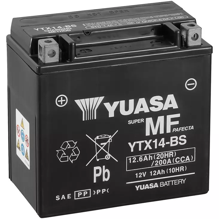 Akku Yuasa MP 12,6Ah YTX14-BS - Pienkoneakut 10-30Ah - 5050694036910 - 1