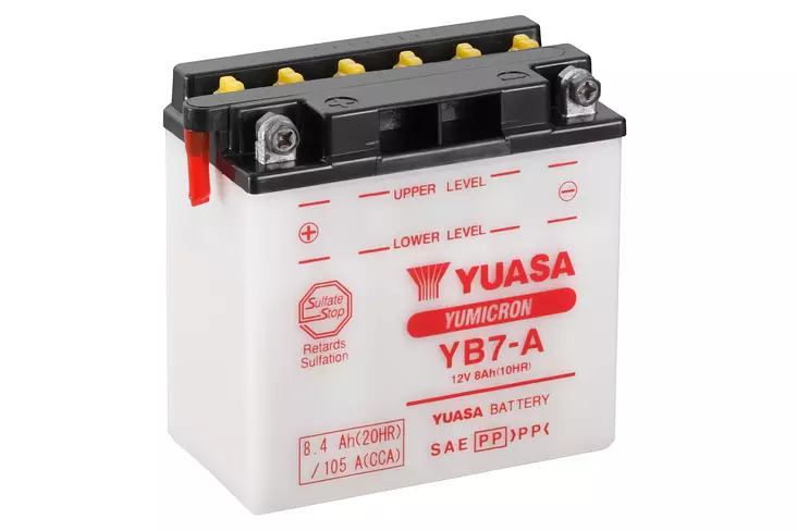 Akku Yuasa YB7-A (cp) 2,29kg - Pienkoneakut 5-10Ah - 5050694001970 - 2