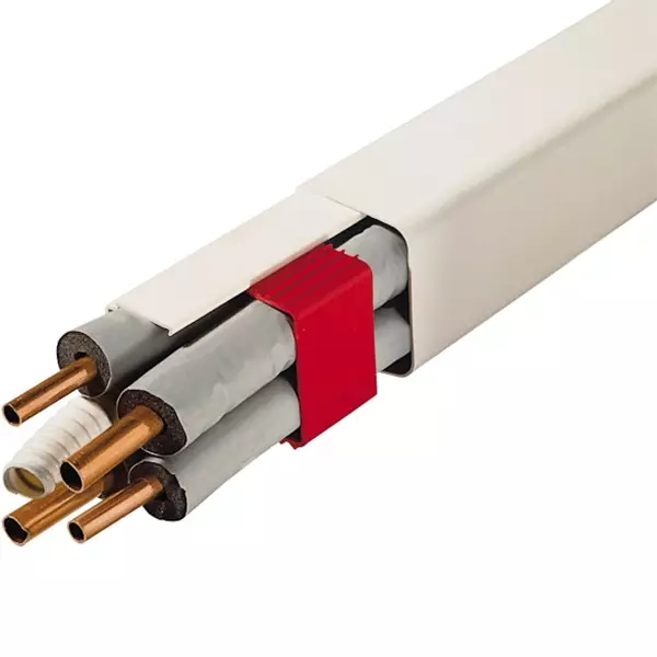 Asennuskanava onnline ec ds 80x60 valkoinen pvc kaapelikanava irtokannella - Johdonsuojat ja johdon kiinnitystarvike - 6438056123680 - 1