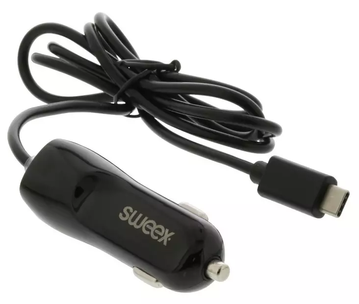 Autolaturi Basic 15W USB-C 1,0m - Tupakansytytyspistokkeet ja laturit - 8717534023260 - 1