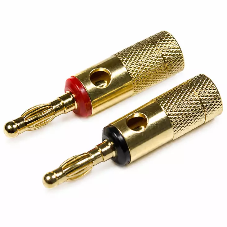 Banaaniliittimet 2kpl 8mm2 four connect - Auton hifitarvike ja hifiosat - 6430042123360 - 1