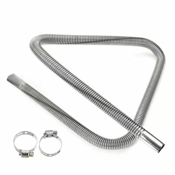 Diesel lämmitin pakoputki 25 mm 200cm - Diesellämmittimen varaosat ja tarvikkeet - 6438471014150 - 1