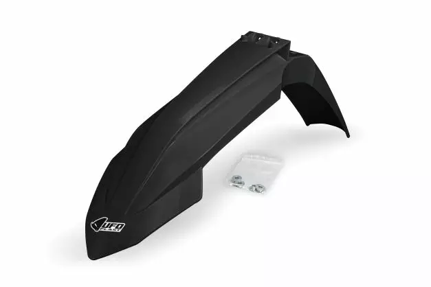 Etulokasuoja UFO musta SX/SX-F 125-450 23-.. EXC/F 24-.. - Motocrosspyörien etulokasuojat - 8052135152590 - 2