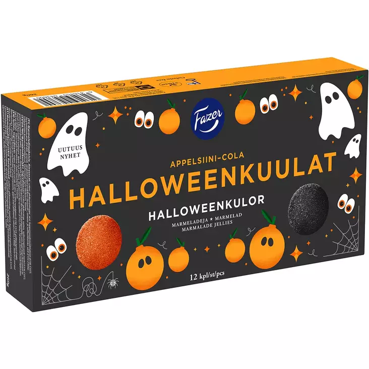 Halloweenkuulat fazer 260 g - Suklaalevyt ja konvehdit - 6416453043800 - 1