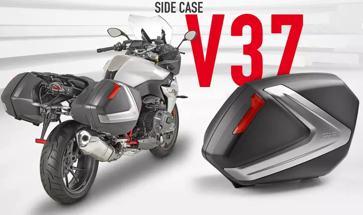 Givi V37 Monokey 37Lt laukkupari musta - Moottoripyörän laukut - 6438471334500 - 2