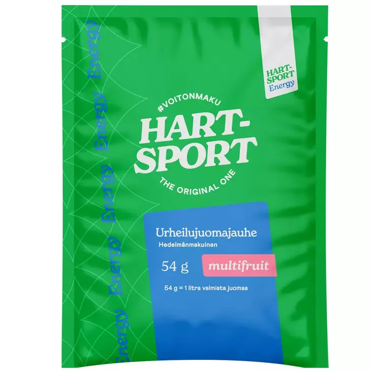 Hart sport urheilujuomajauhe multifruit 54 g - Virvoitusjuomat - 6430077256330 - 1