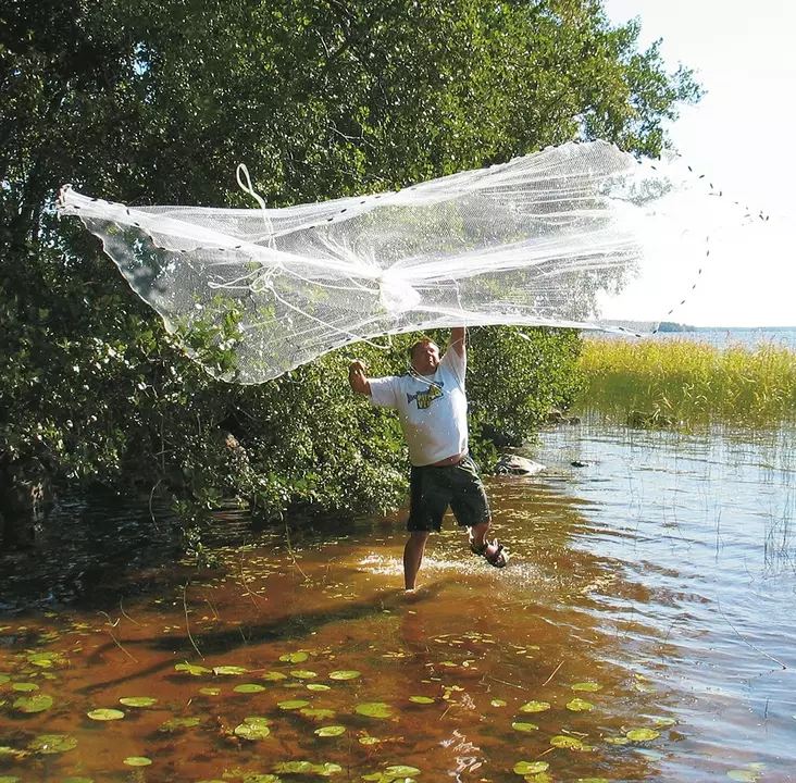 heittoverkko kalastukseen - Kalaverkot  - 6418252691800 - 1