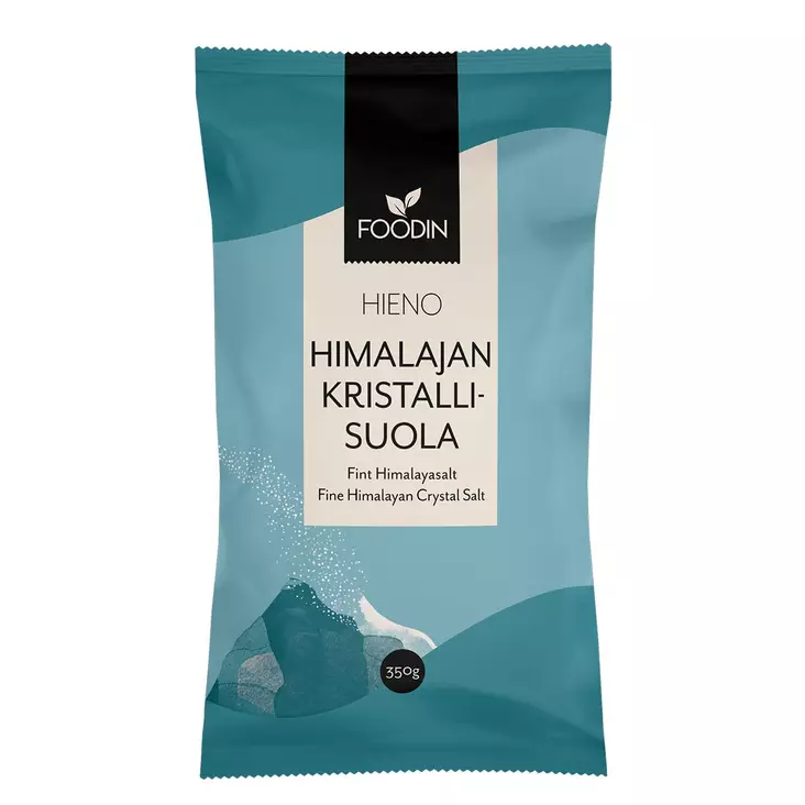 Himalajan kristallisuola hieno Foodin - Mausteet ja öljyt - 6430055215960 - 1