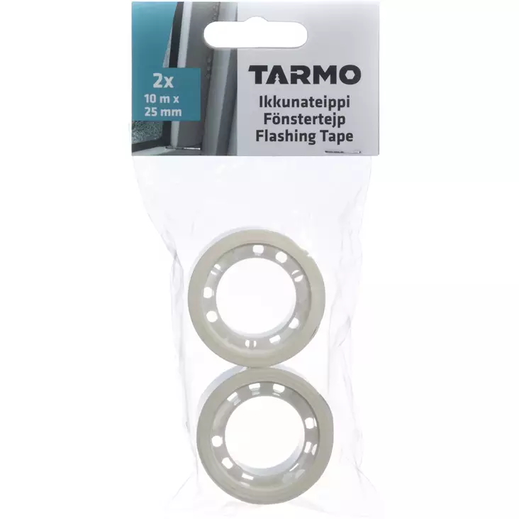 ikkunateippi 25mm 10m 2kpl tarmo - Tiivisteet ja tiivistenauhat - 6410410153250 - 1