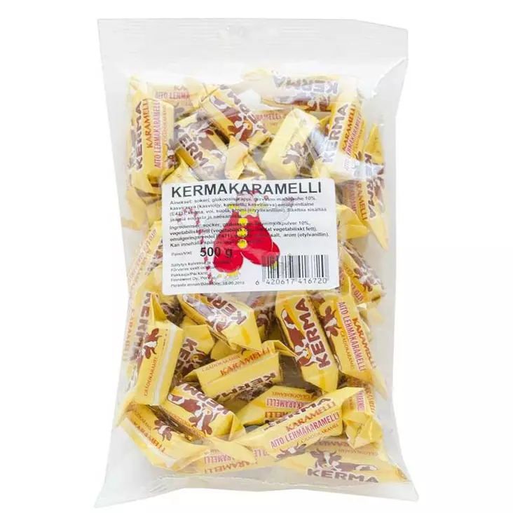 Kermakaramelli lehmätoffee karkit - Karkkipussit - 6420617416720 - 1