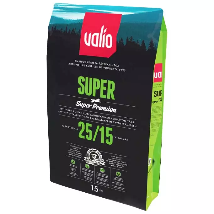 valio super 15kg koiranruoka täysravinto - Koiran kuivaruoka - 6438347000010 - 1