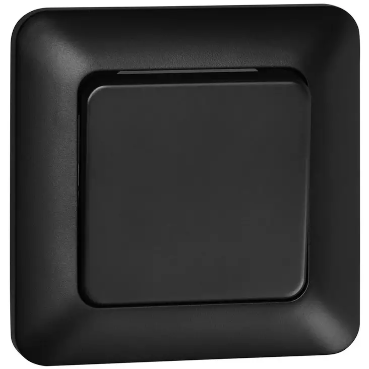 Kytkin opal pro musta uppoasennettava seinäkytkin - Sähkökytkimet ja himmentimet - 6438056309220 - 1