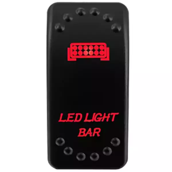 Kytkin rocker led 12 24v pun 5pin lisävalopaneelille - Auton katkaisimet - 6438471349900 - 1