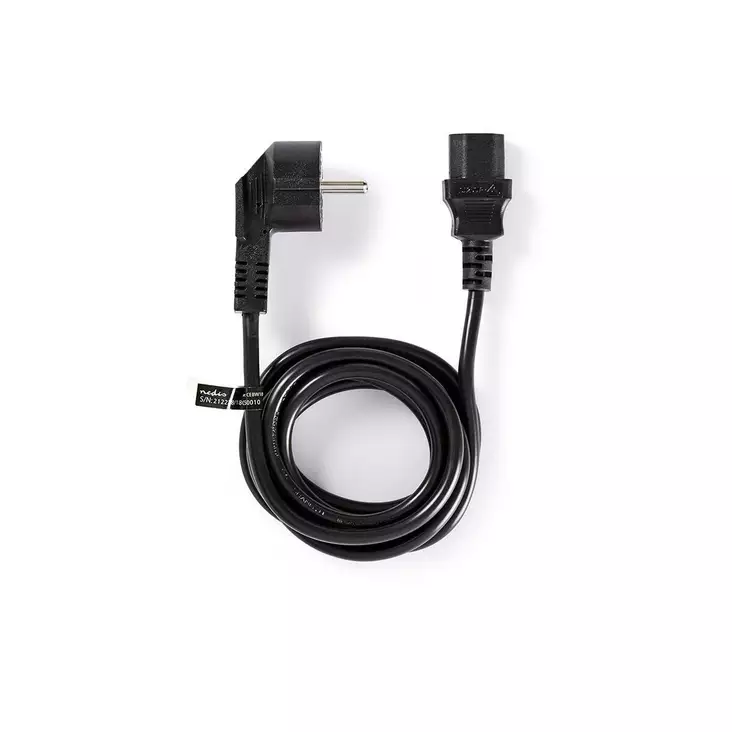 tietokoneen virtajohto musta 2m - Tietokoneen laturit ja muuntajat - 5412810265220 - 1