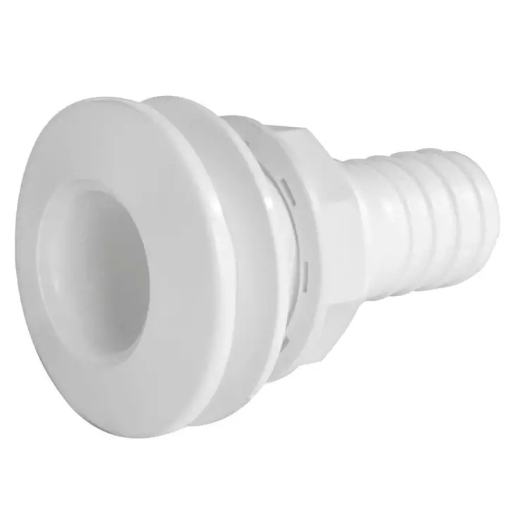 läpivienti veneeseen 1 1/2" valkoinen - Veneen läpiviennit ja putkiosat - 8033137029370 - 1