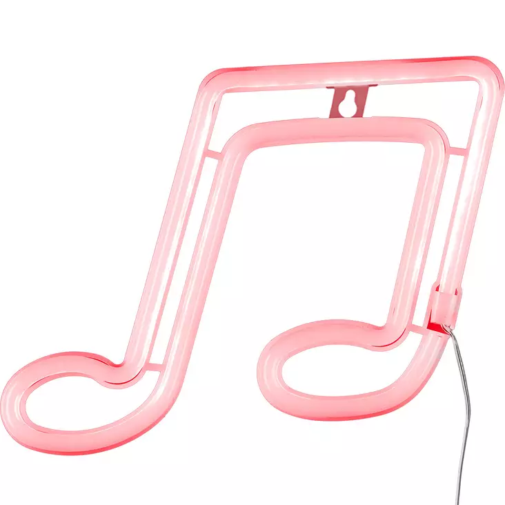 Neon led valo nuotti punainen - Valokoristeet - 6410416480770 - 1