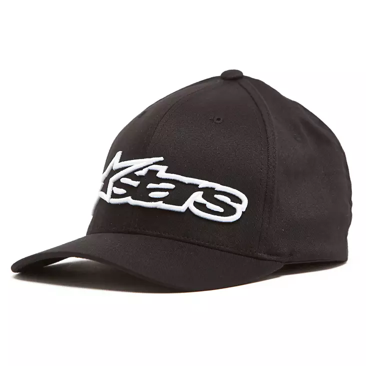 Lippis Alpinestars Blaze Flexfit musta/valko L/XL - Päähineet - 8033637752020 - 2