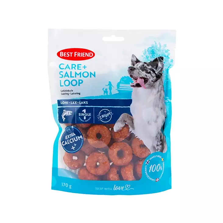 Lohirinkula best friend care+ 170g - Koiran puruluut, purutikut ja pururullat - 5700551172670 - 1