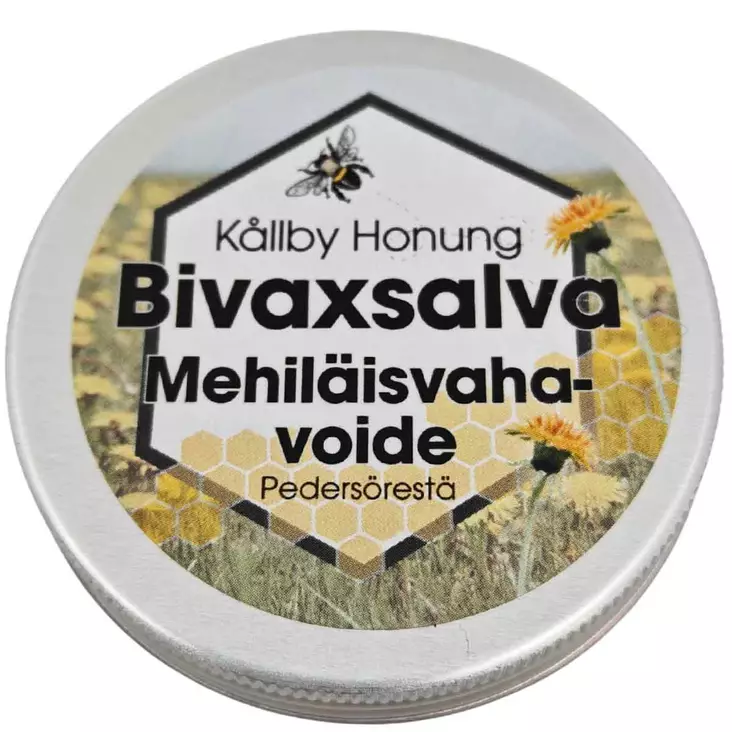 Kållby honung bivaxsalva paras huulirasva kuiville ja rohtuneille huulille - Luonnonkosmetiikka - 6429830083870 - 1