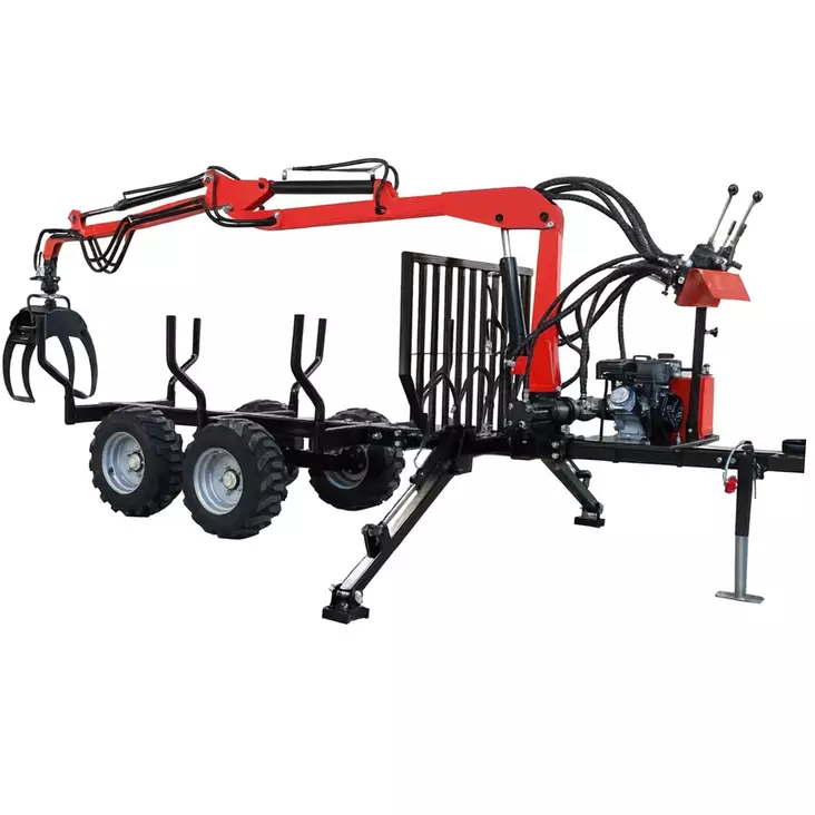Hydraulinen tukkikärry 2000kg - Mönkijän peräkärryt ja tukkikärryt - 6438014417370 - 1