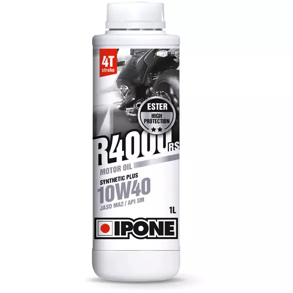 Moottoriöljy Ipone R4000RS 10W40 semi-synt. 1L - 4-tahti öljyt - 6438471279030 - 2