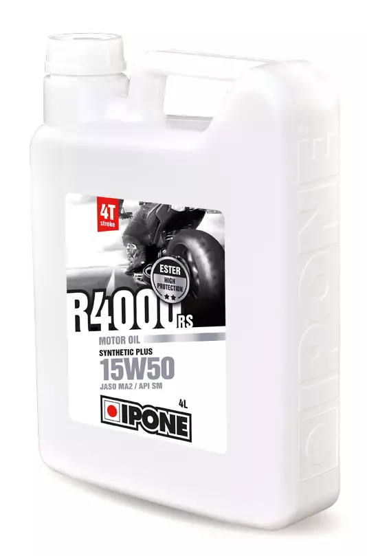 Moottoriöljy Ipone R4000RS 15W50 semi-synt. 4L - 4-tahti öljyt - 3700142400450 - 2