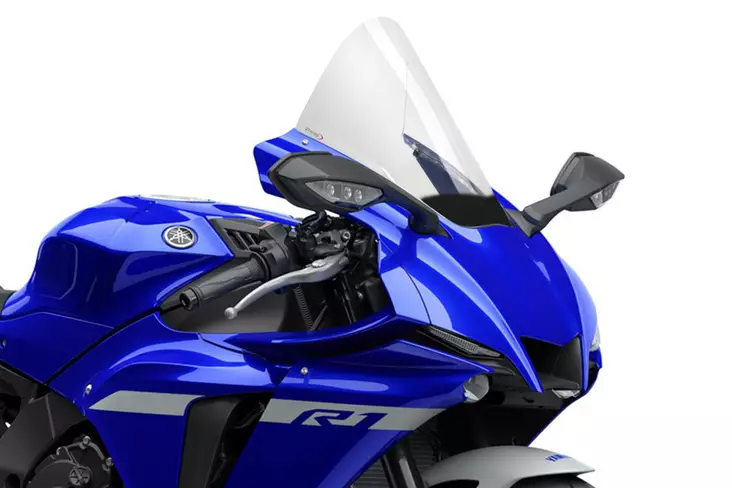 Moottoripyörän tuulisuoja Puig R-Racer Yamaha Yzf-R1 20' C/Clear - Moottoripyörän tuulisuojat ja visiirit - 8435529319920 - 2