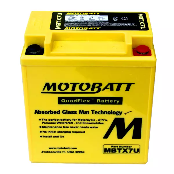 Motobatt akku MBTX7U - Pienkoneakut 5-10Ah - 6947312400200 - 2