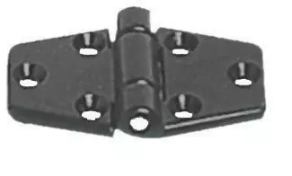 Muovi Sarana 65x40 mm musta - Veneen saranat ja kiinnityslevyt - M38-823-30 - 1
