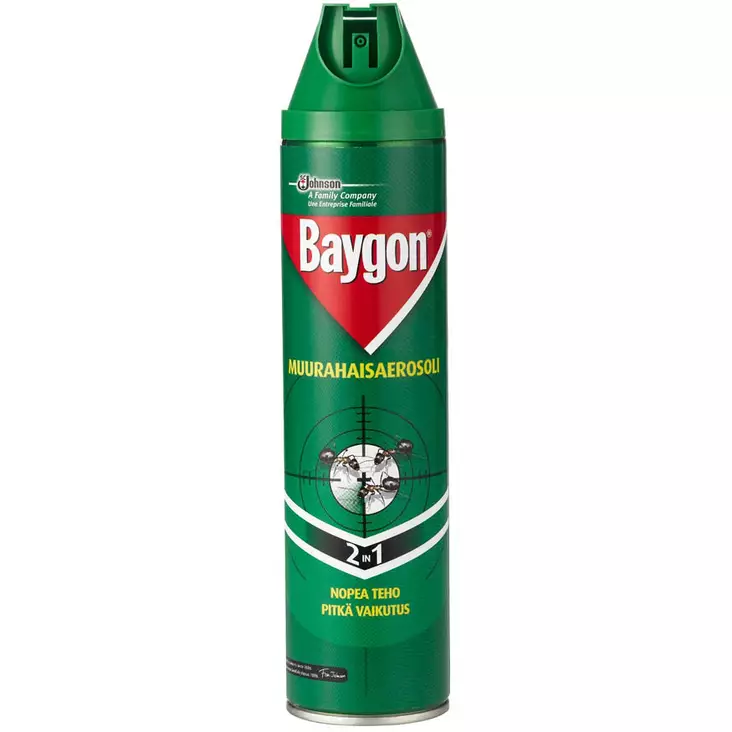 Muurahaisaerosoli Baygon 400ml - Muurahaismyrkyt ja tuholaiskarkotteet - 6414400024360 - 1
