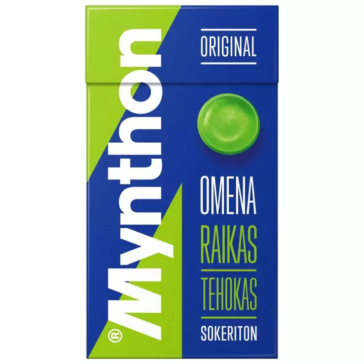 Mynthon omena sokeriton kurkkupastilli - Pastillit ja purukumit - 6420256910870 - 1