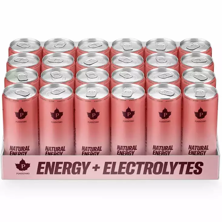 Puhdistamo natural energy wild strawberry tukkupakkaus - Energiajuomat - 6430028420650 - 1