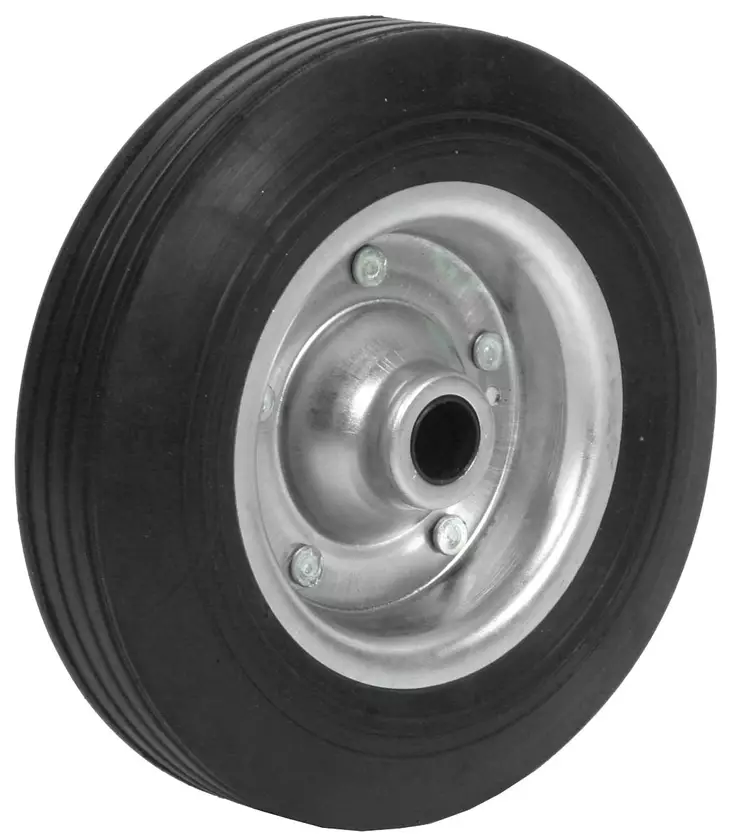 Nokkapyörän umpikumipyörä 205x50 - Peräkärryn nokkapyörät ja kiinnikkeet - 6417196713890 - 1